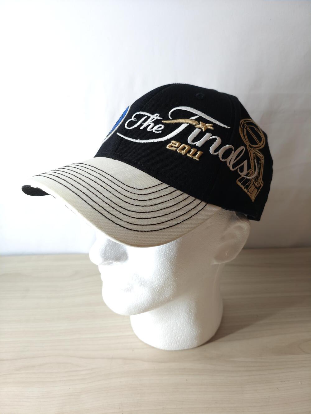 Dallas Mavericks Hat Cap Fitted Mens One Size Black NBA Basketball Adidas 2011
